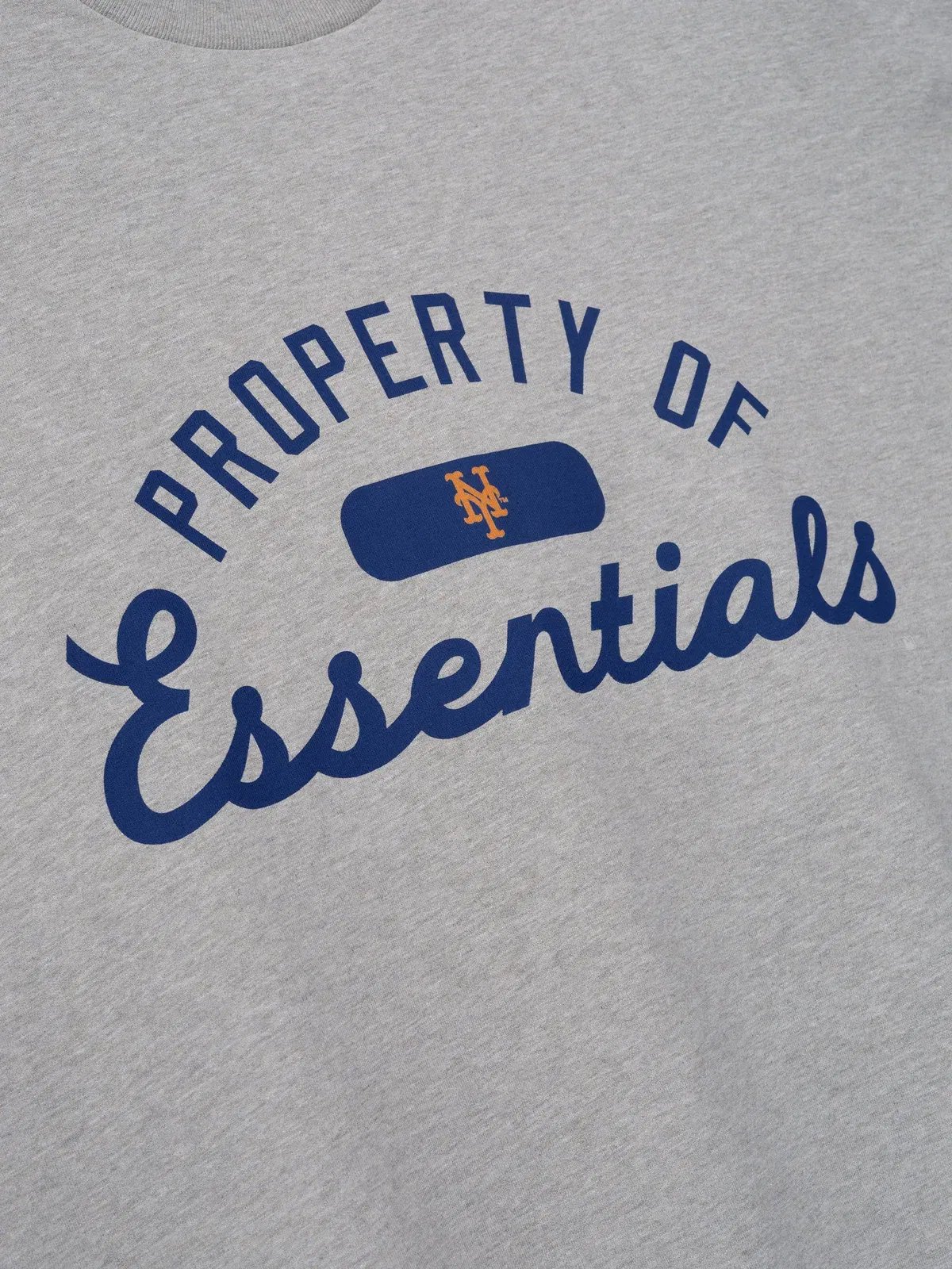 Essentials Mets Merch T-Shirt Concrete Heather
