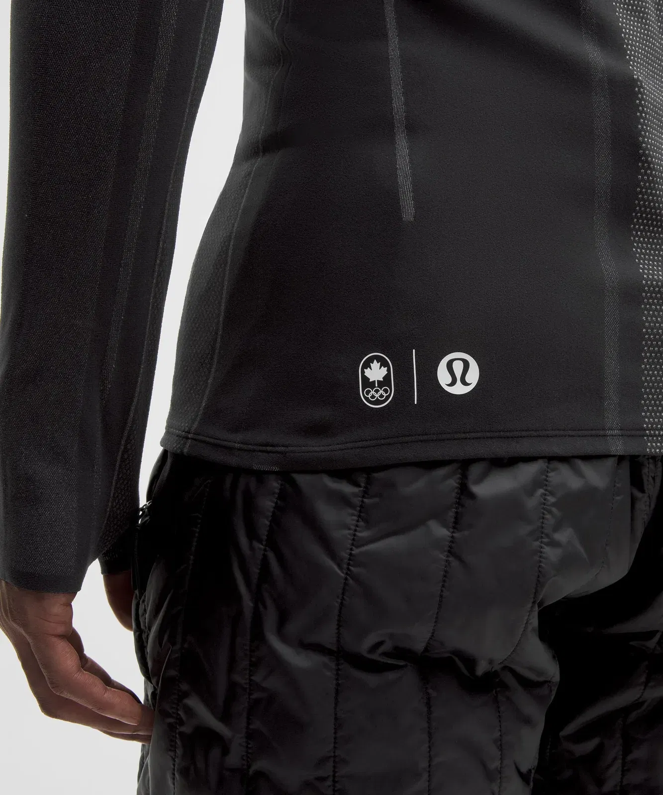 Lululemon Team Canada Men's Seamless Mockneck Base Layer *COC Logo