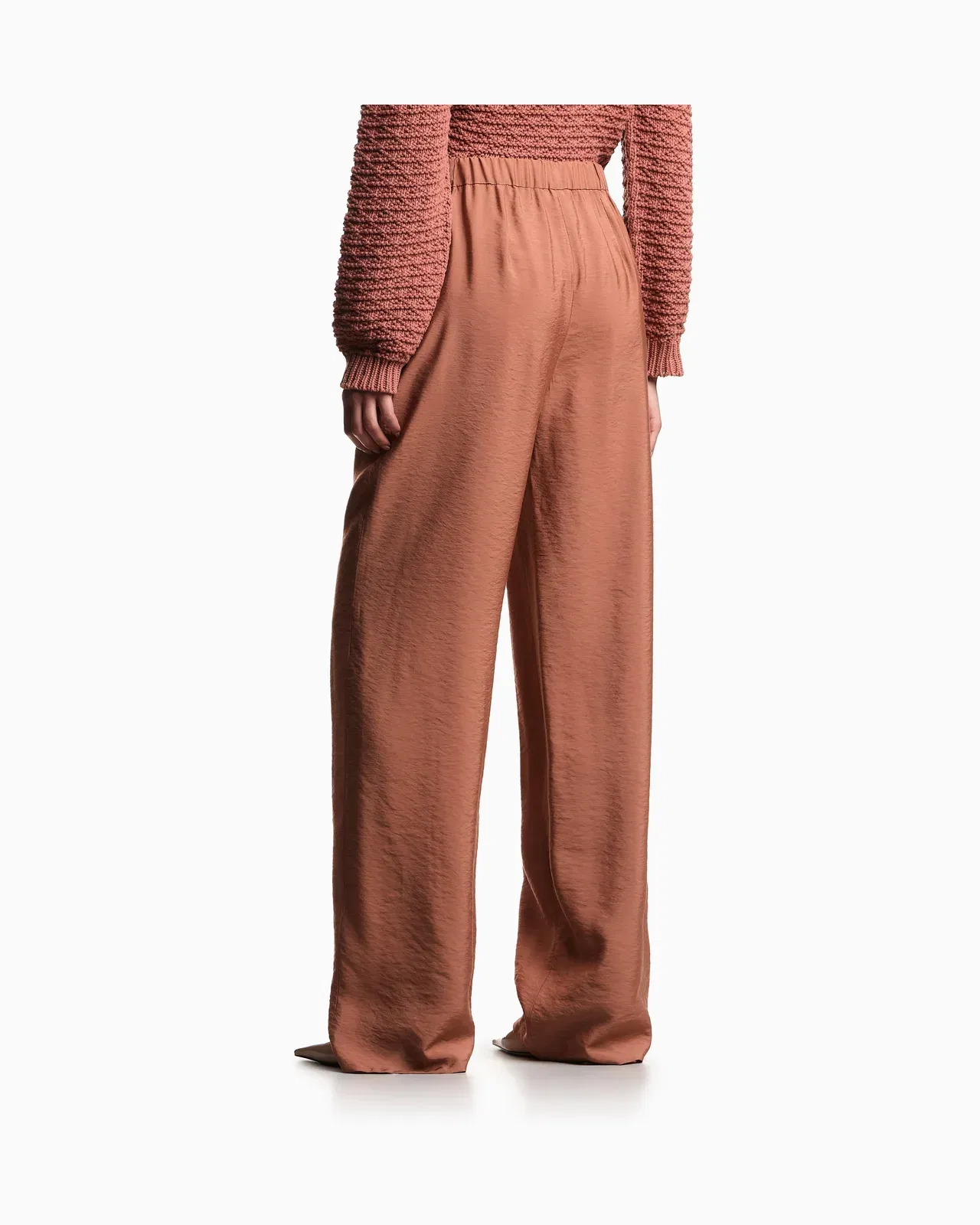 Emporio Armani Icon modal muslin elasticated-waist trousers