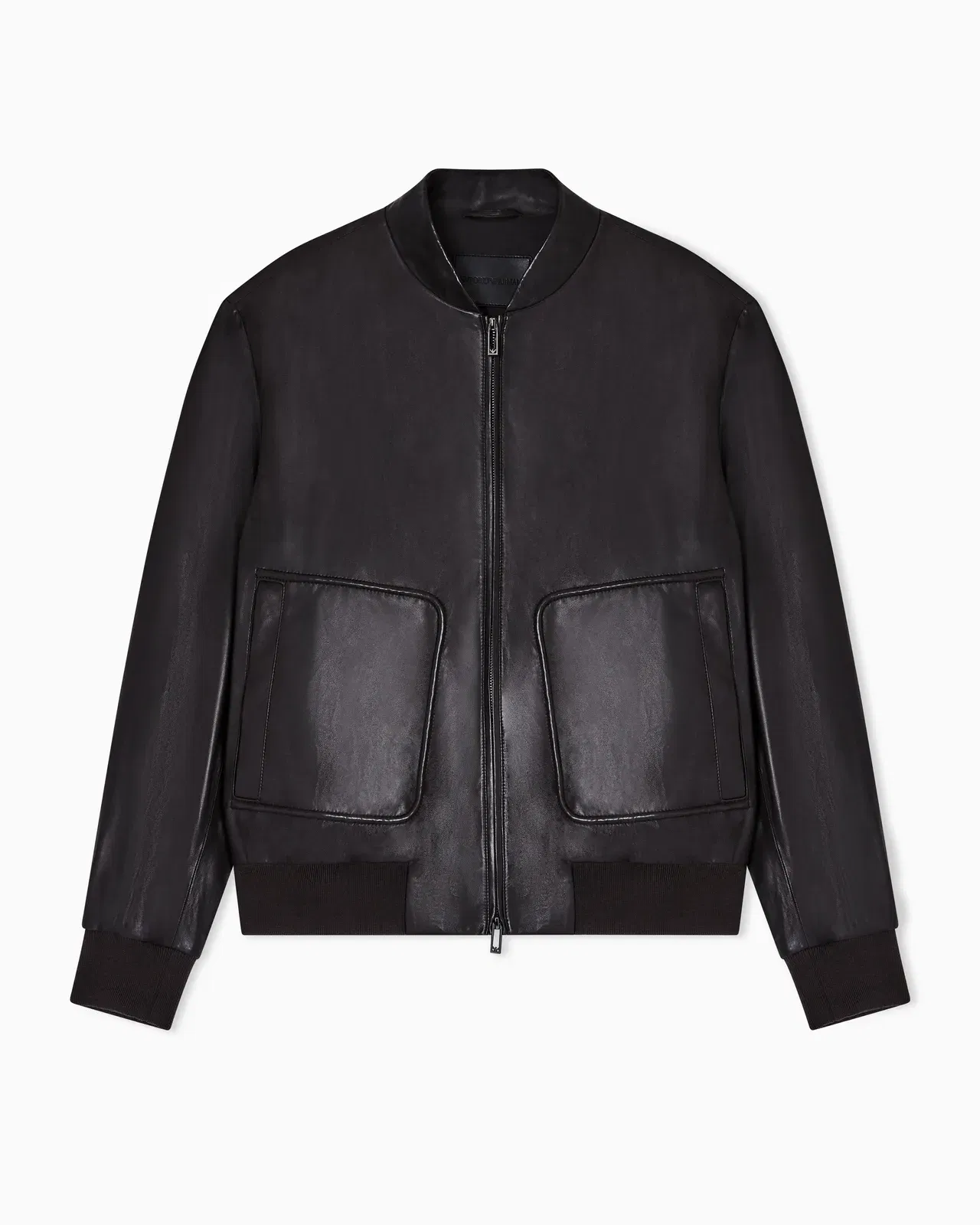 Emporio Armani Plonge nappa-leather blouson