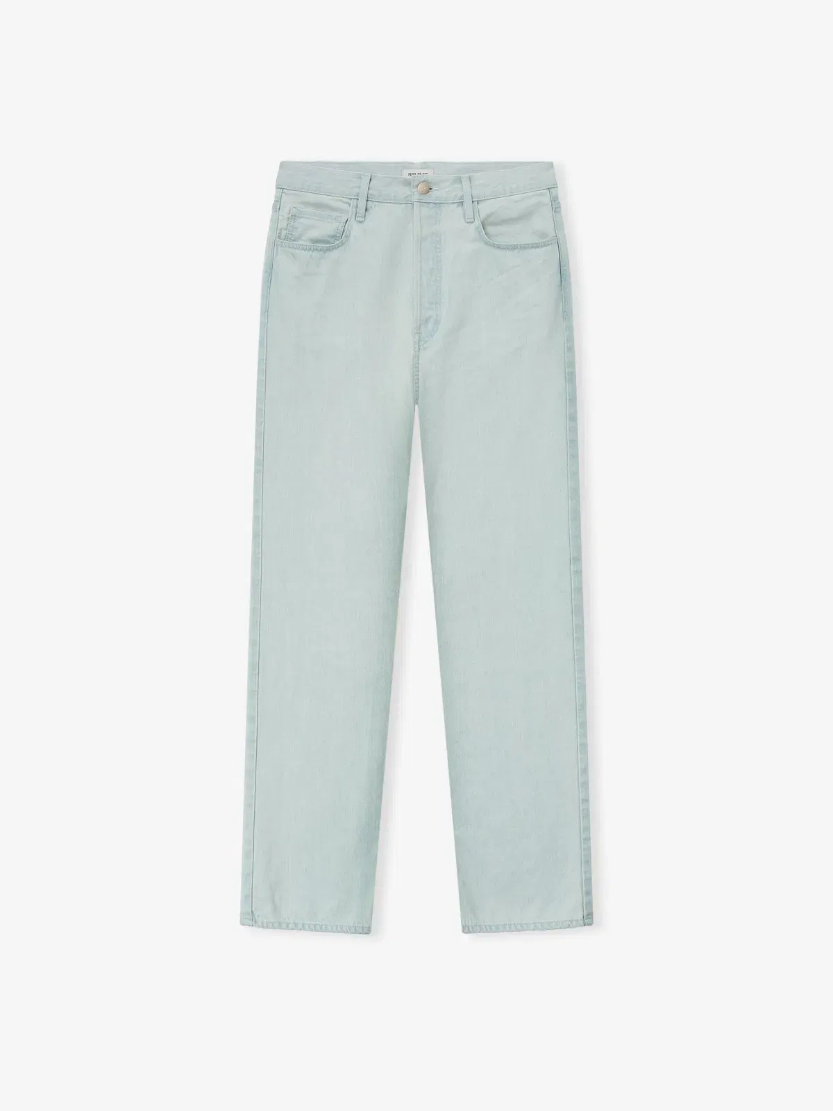 Essentials Bleach Washed Denim Straight 5 Pocket Bleach Wash
