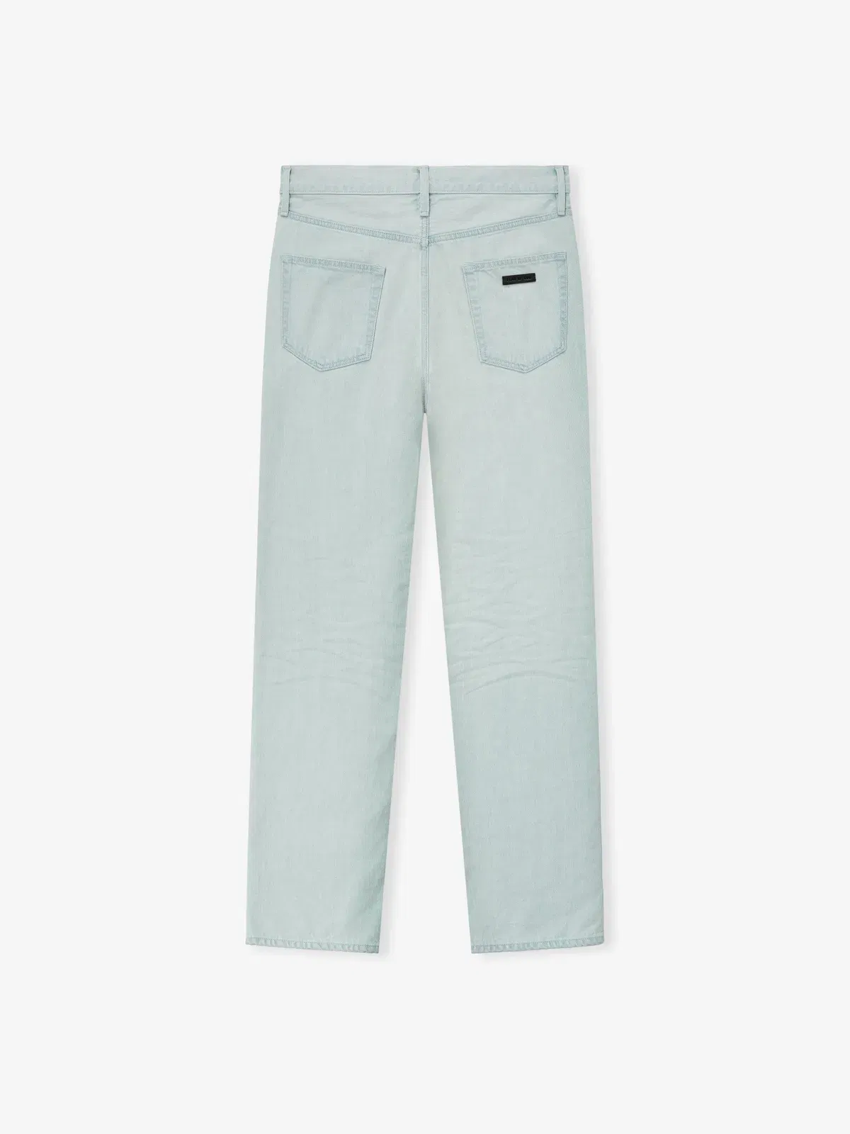 Essentials Bleach Washed Denim Straight 5 Pocket Bleach Wash