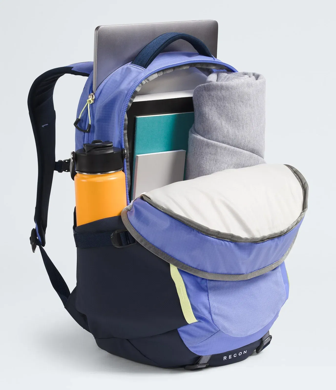 The North Face Women’s Recon Backpack Periwinkle Glow-Summit Navy-Lemon Mist