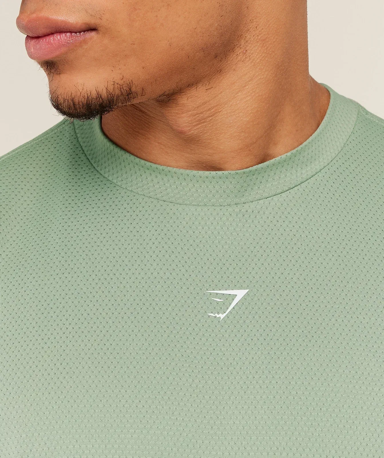 Gymshark Running Graphic T-Shirt - GS Haze Green