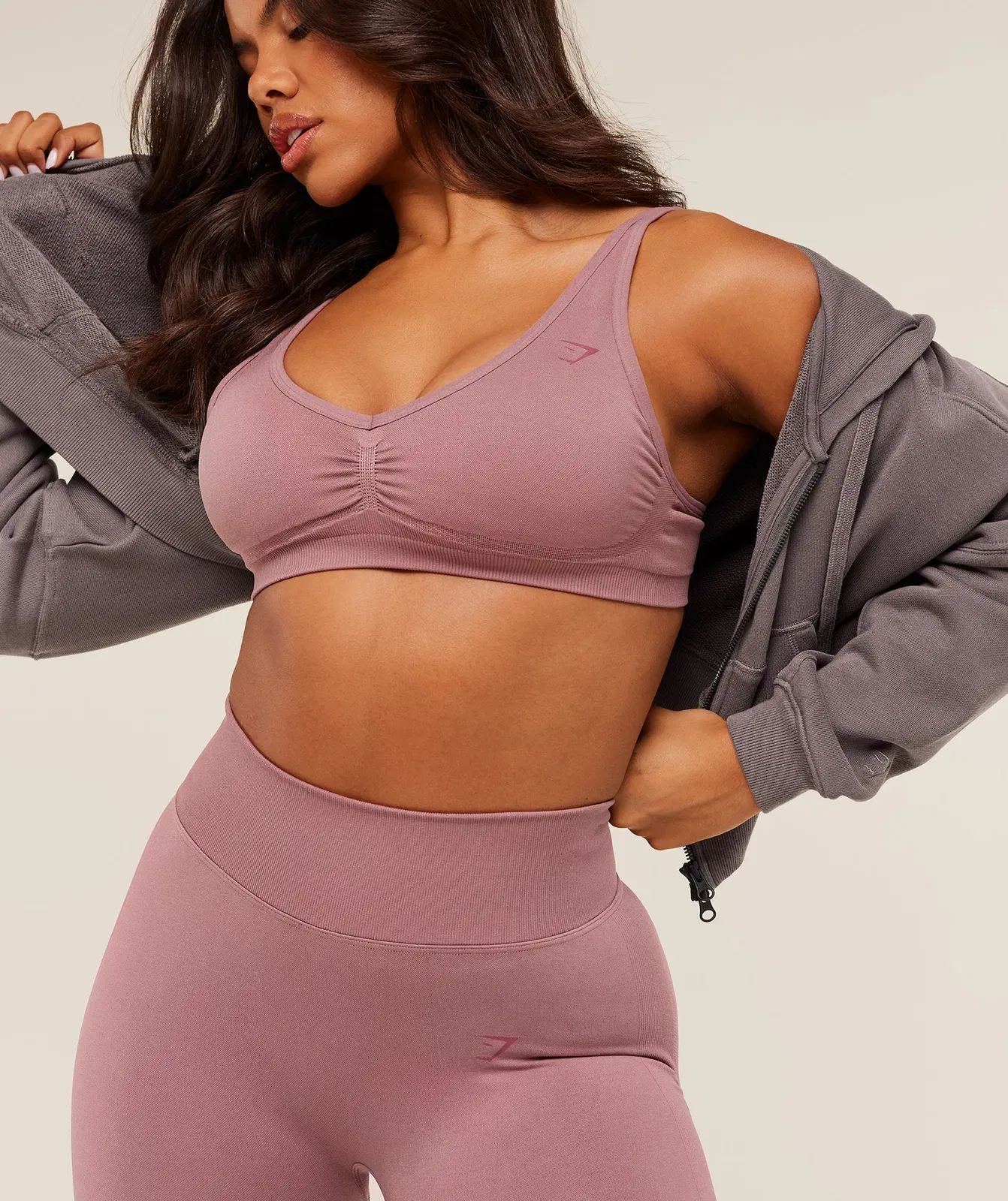Gymshark Lift Seamless Sports Bra - Calm Pink