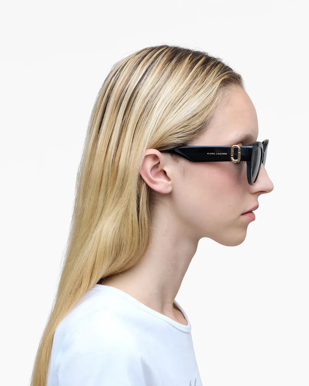 Marc Jacobs The Rectangle Sunglasses Black