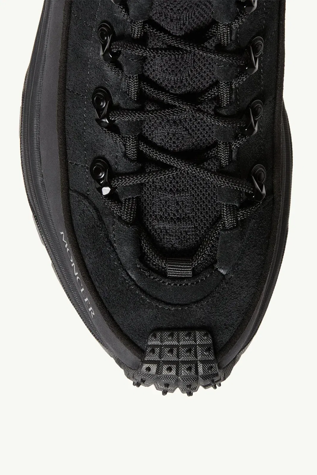 Moncler Trailgrip Lite3 Suede Sneakers Black