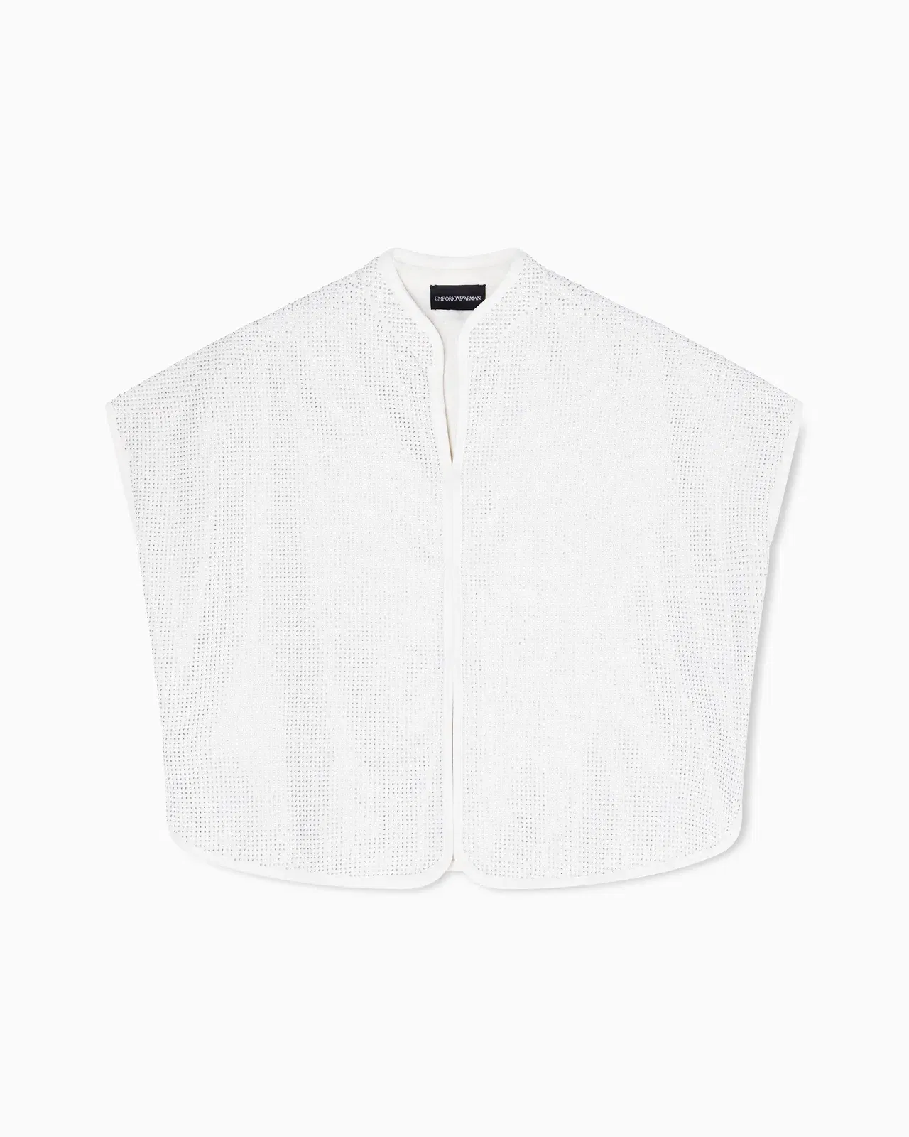 Emporio Armani Drill top with all-over micro studs