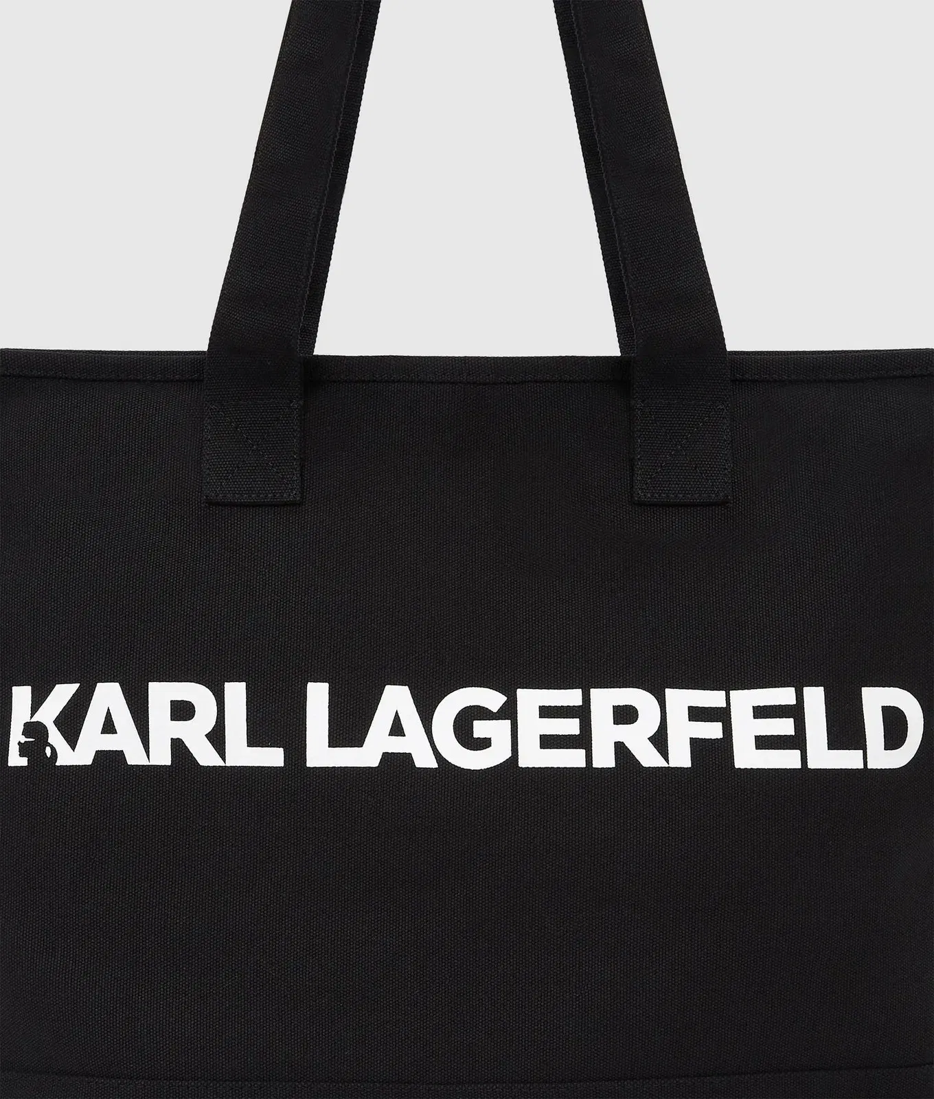 KarlLagerfeld Logo Extra Large Tote Bag Black
