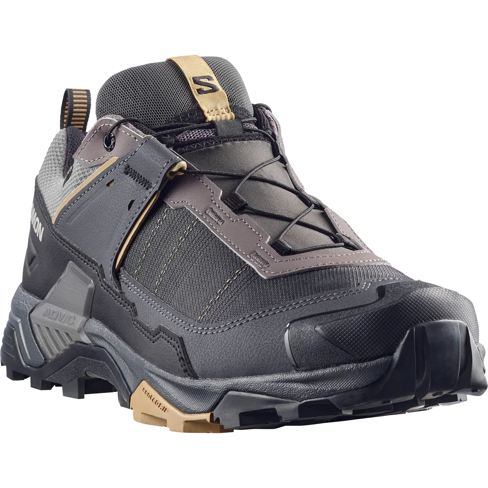 Salomon X Ultra 5 Wide Gore-Tex Hiking & Backpacking Shoes Dark Gull Gray