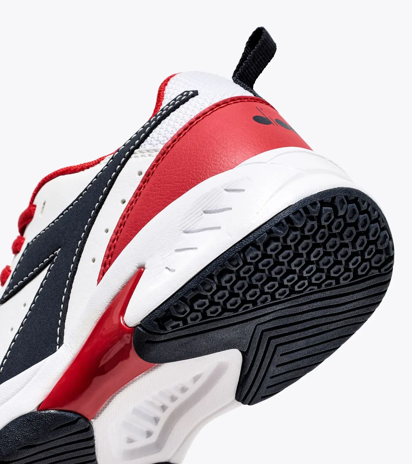 Diadora S. Challenge 5 Sl Jr White/Blue Corsair/Fiery Red