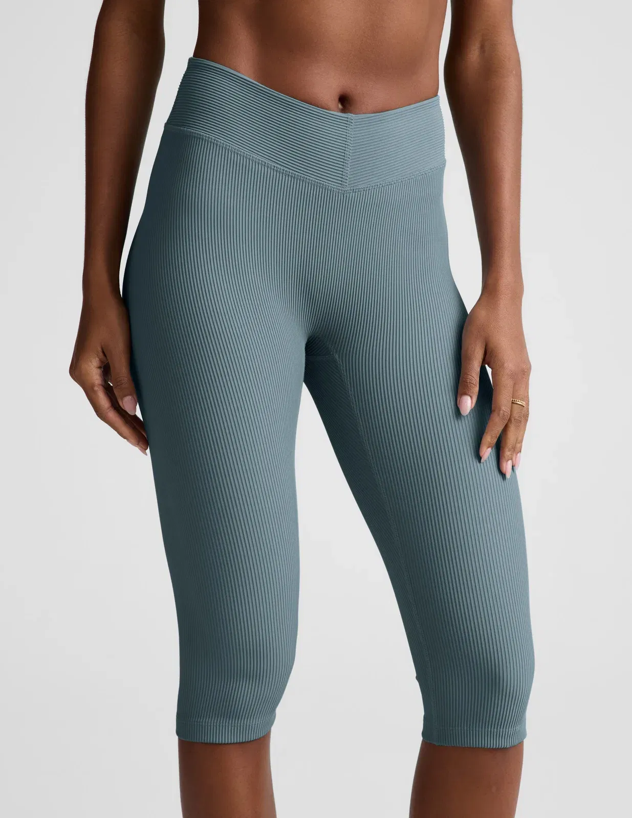 Beyond Yoga Impulse Ribbed VWaist Pedal Pusher Legging Women's