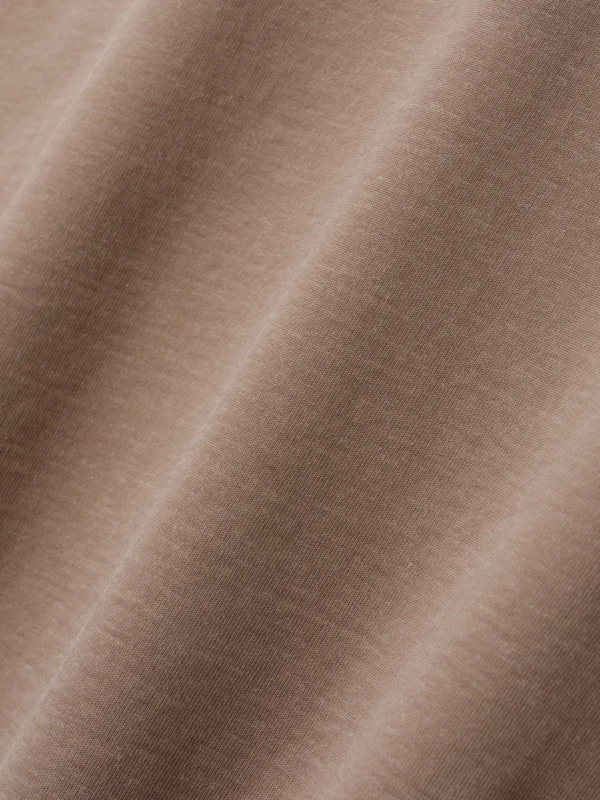 Essentials Clean Neck Short Sleeve T-Shirt Dune Pearl