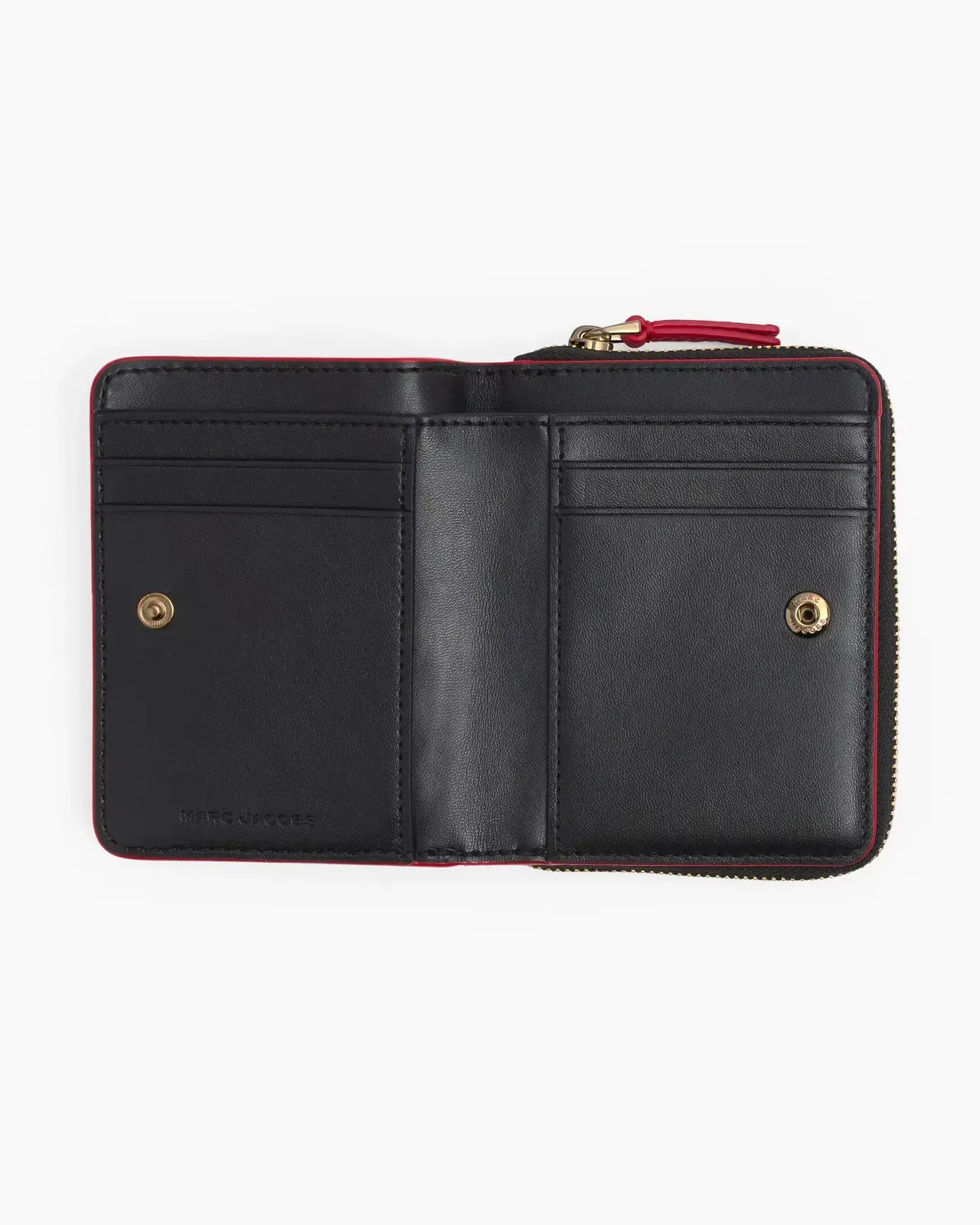 Marc Jacobs The Leather Mini Compact Wallet True Red