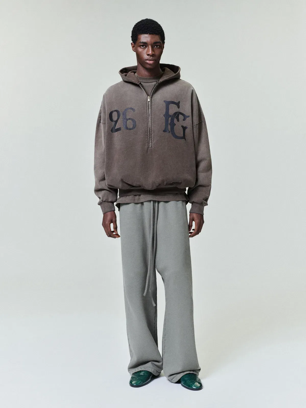 Essentials Wide Leg Sweatpants Clay