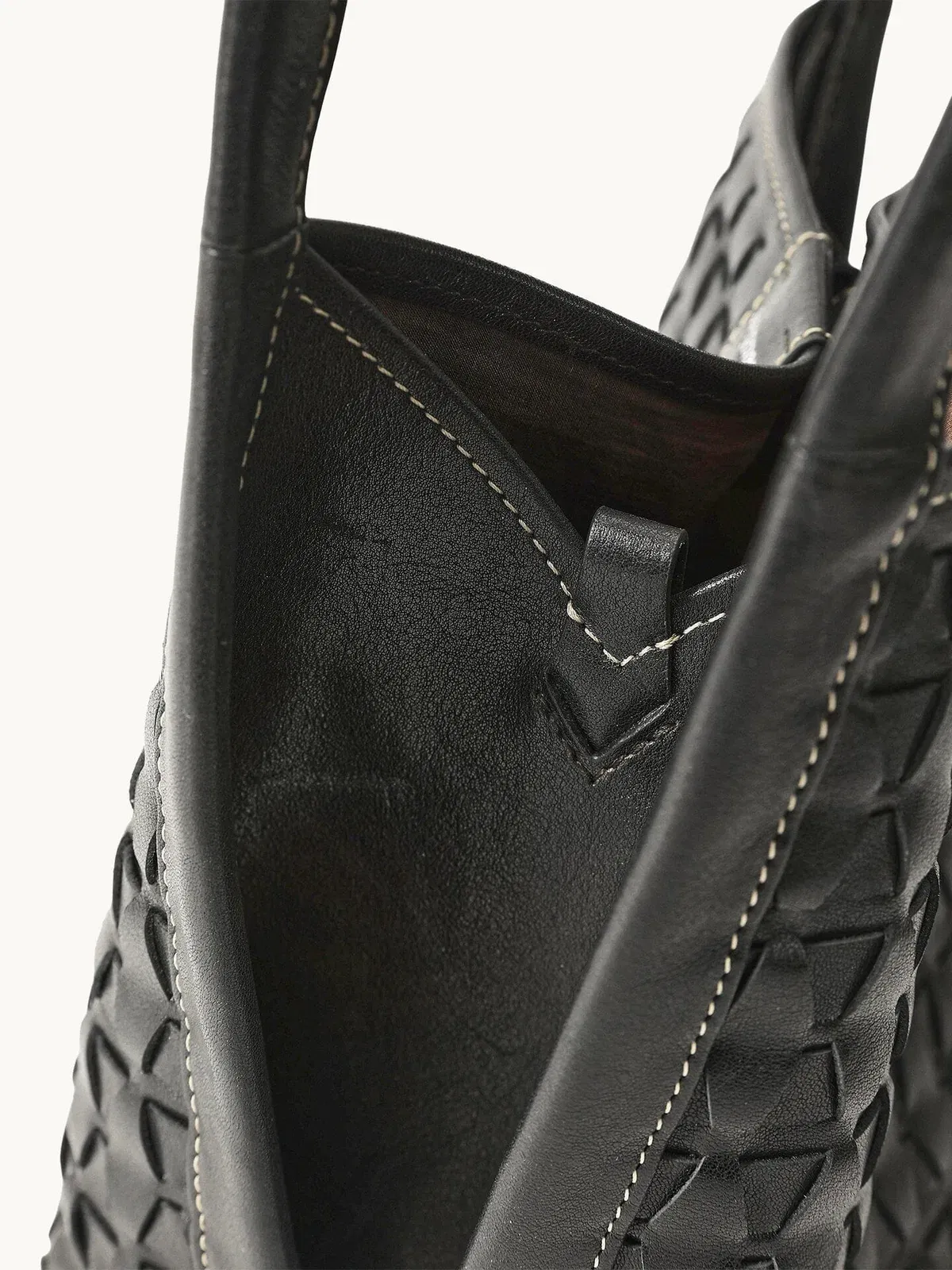 Songmont Lattice Bucket Bag Onyx