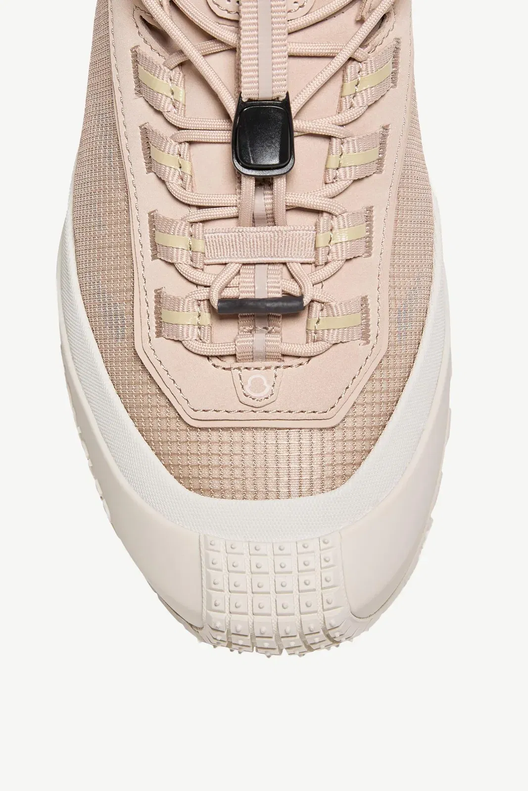 Moncler Trailgrip LP Suede & Nubuck Sneaker Beige & White