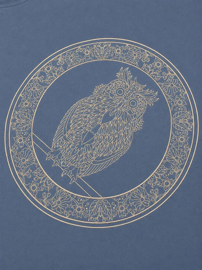The Holy Owl Tank - Frost Blue
