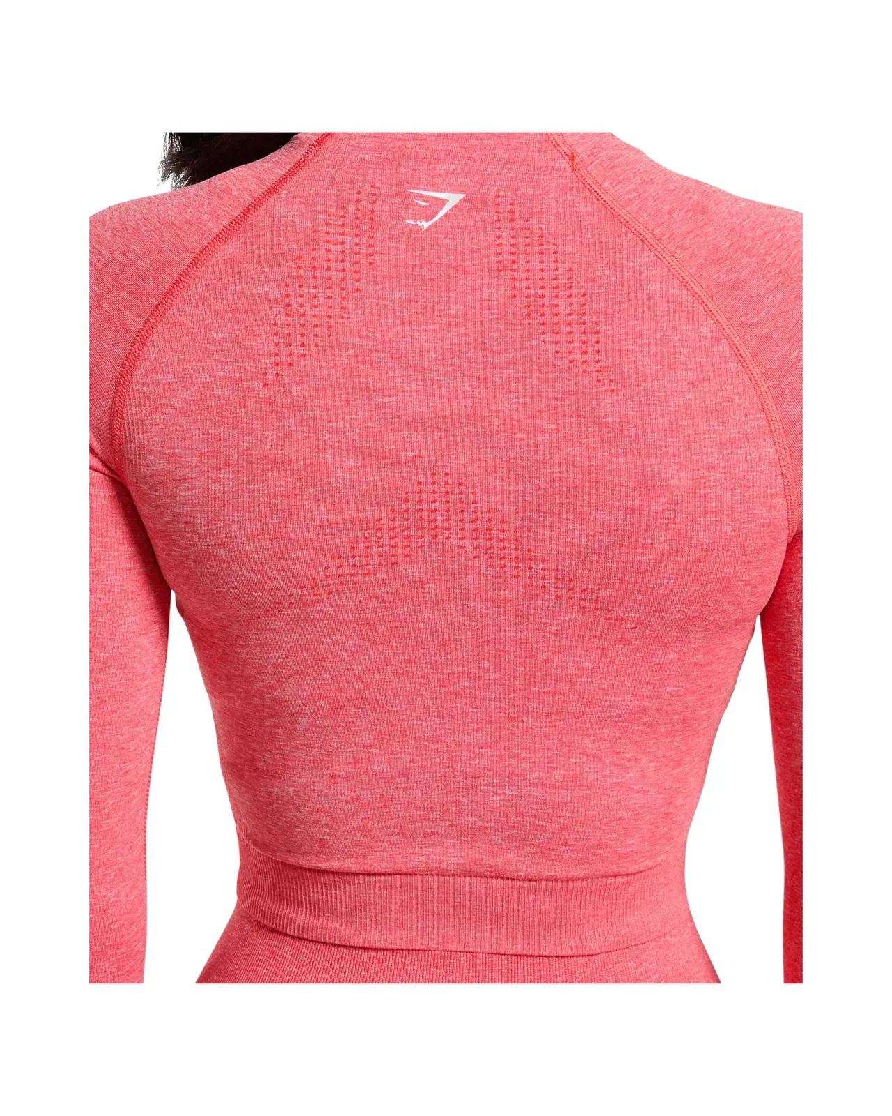Gymshark Vital Midi Zip Up Jacket Coral Red