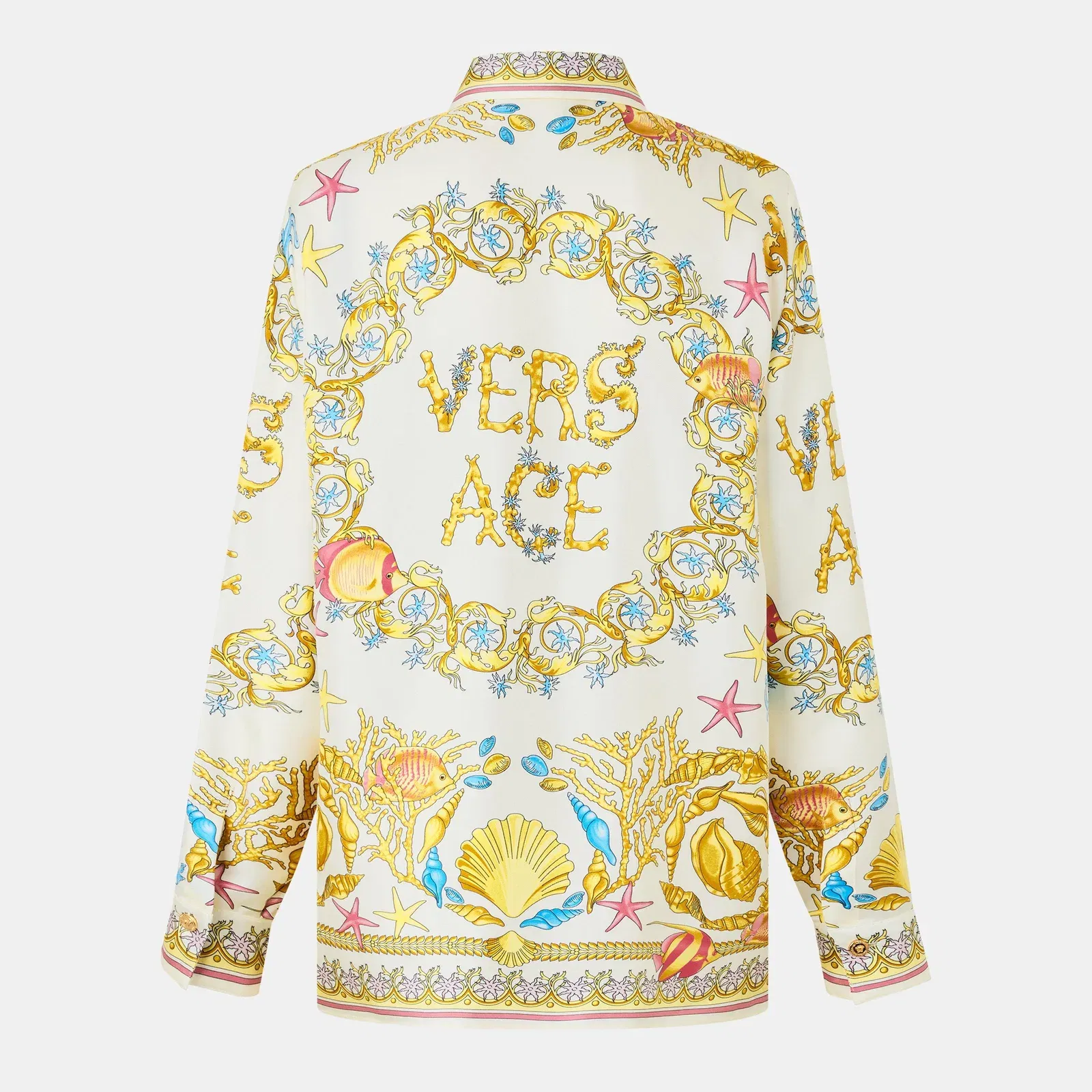 Patterned Long Sleeve Tailored Fit Shirt