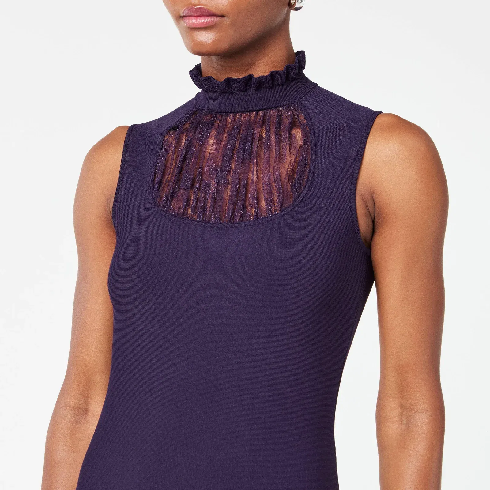 Lace Midi A Line Dress