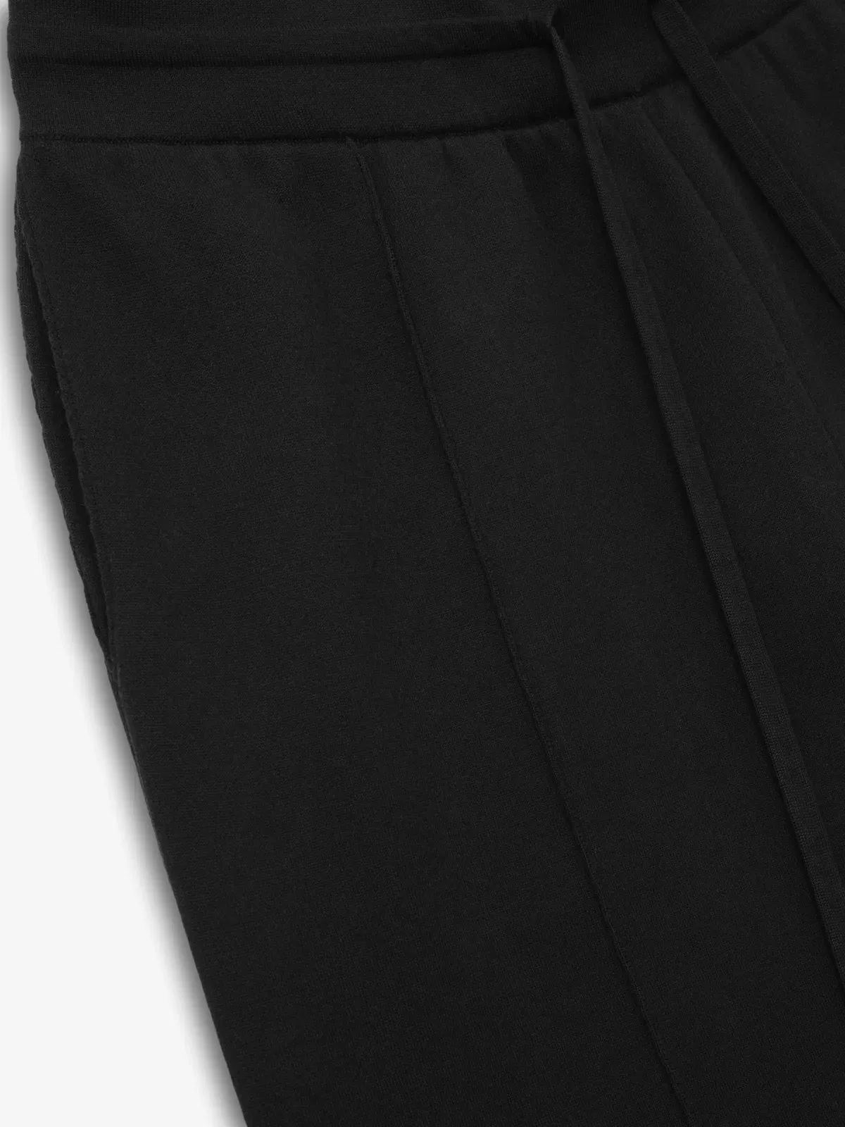 Essentials Double Knit Flared Jogging Pant Black