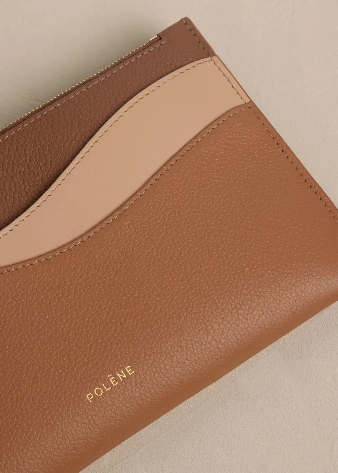 Polene Sierra Pouch Trio Camel