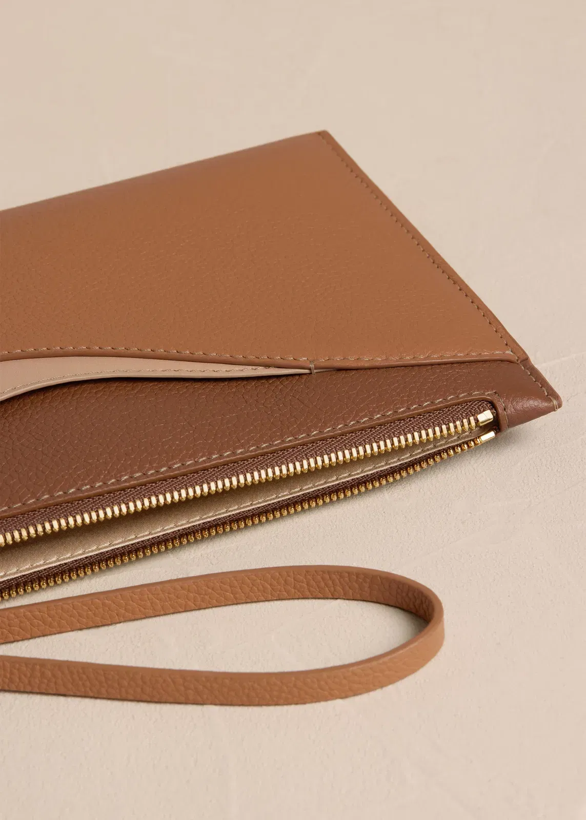 Polene Sierra Pouch Trio Camel