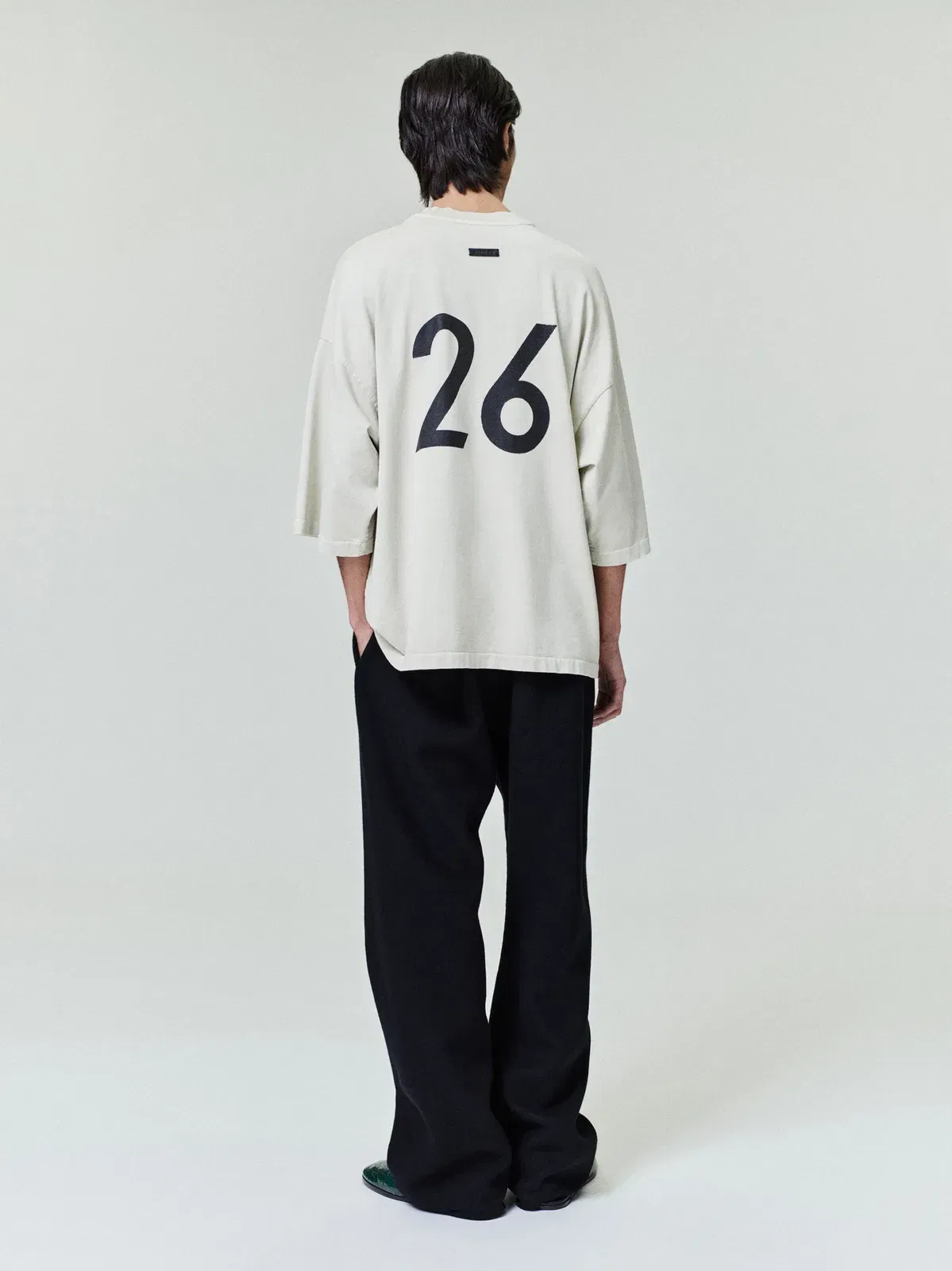 Essentials Cotton Rayon "26" Ss Tee Dirty Ivory