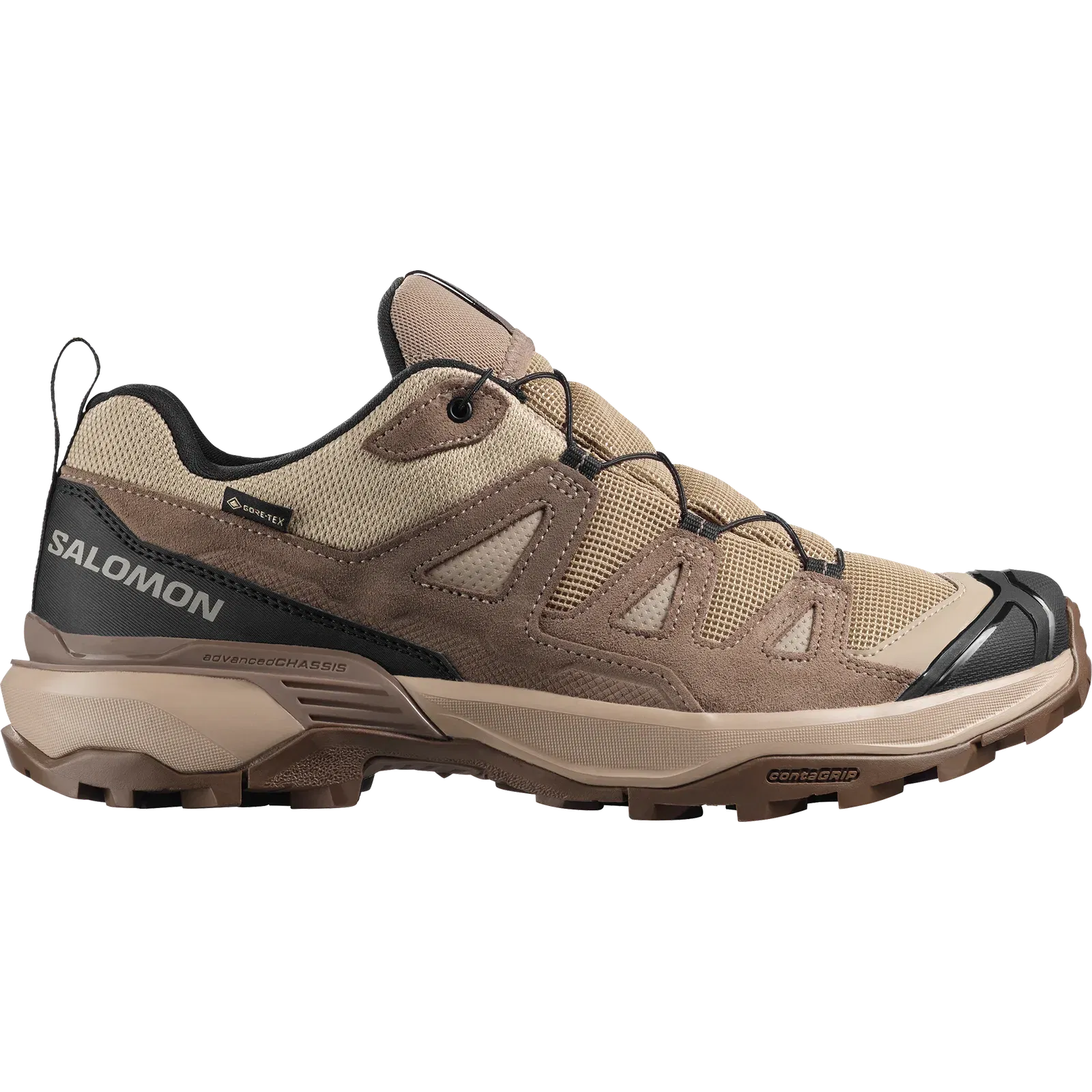 Salomon X Ultra 360 Leather Gore-Tex Hiking & Backpacking Shoes Desert Tan