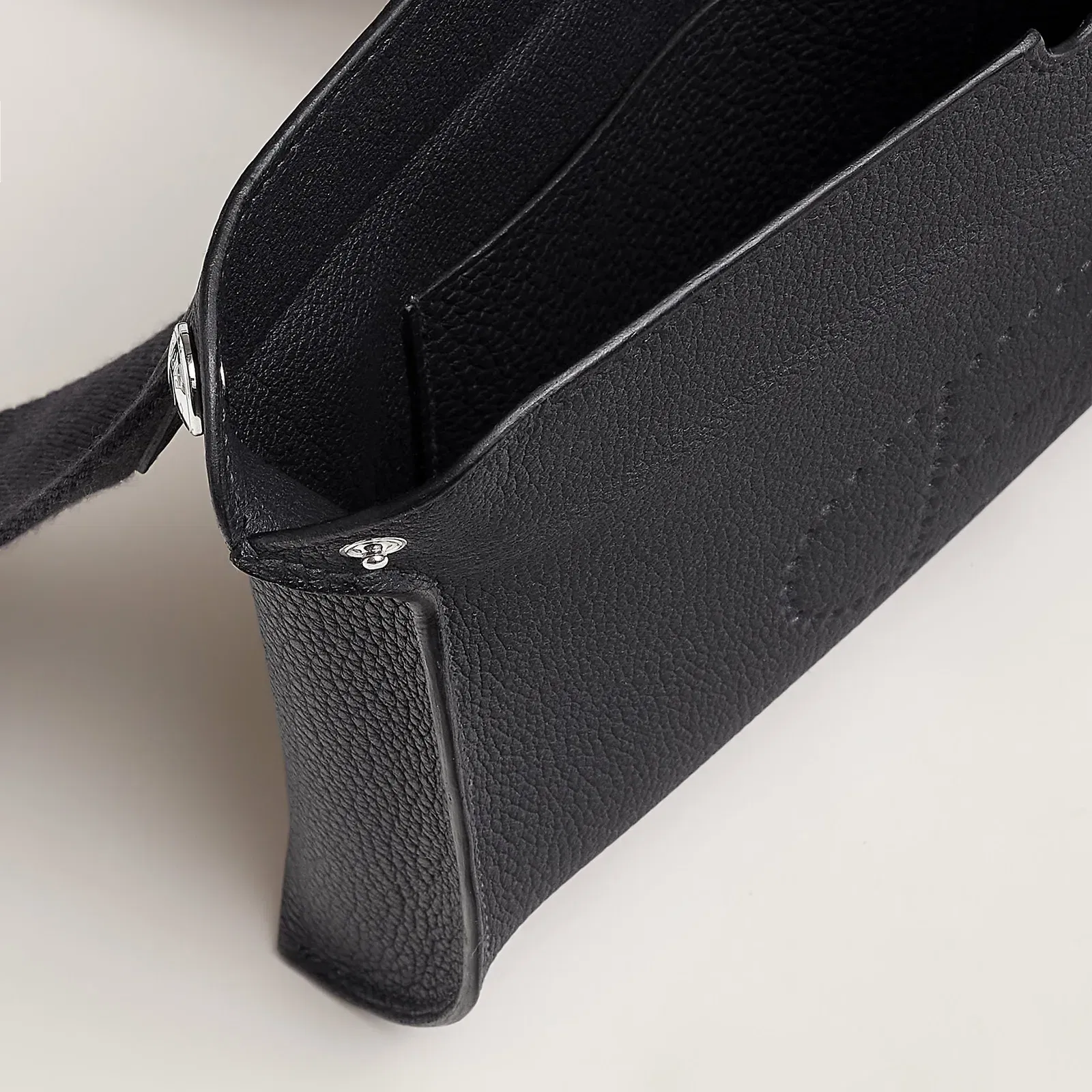 Hermes Herms Videpoches Bag Noir