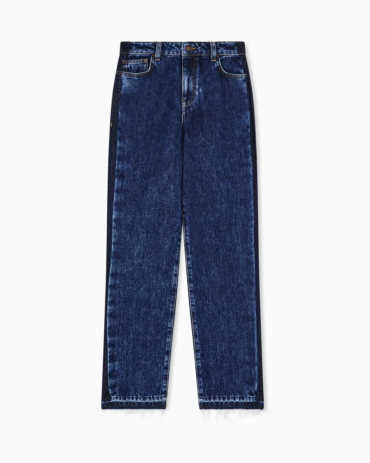 Emporio Armani J3H regular-fit jeans in marbled denim with side band