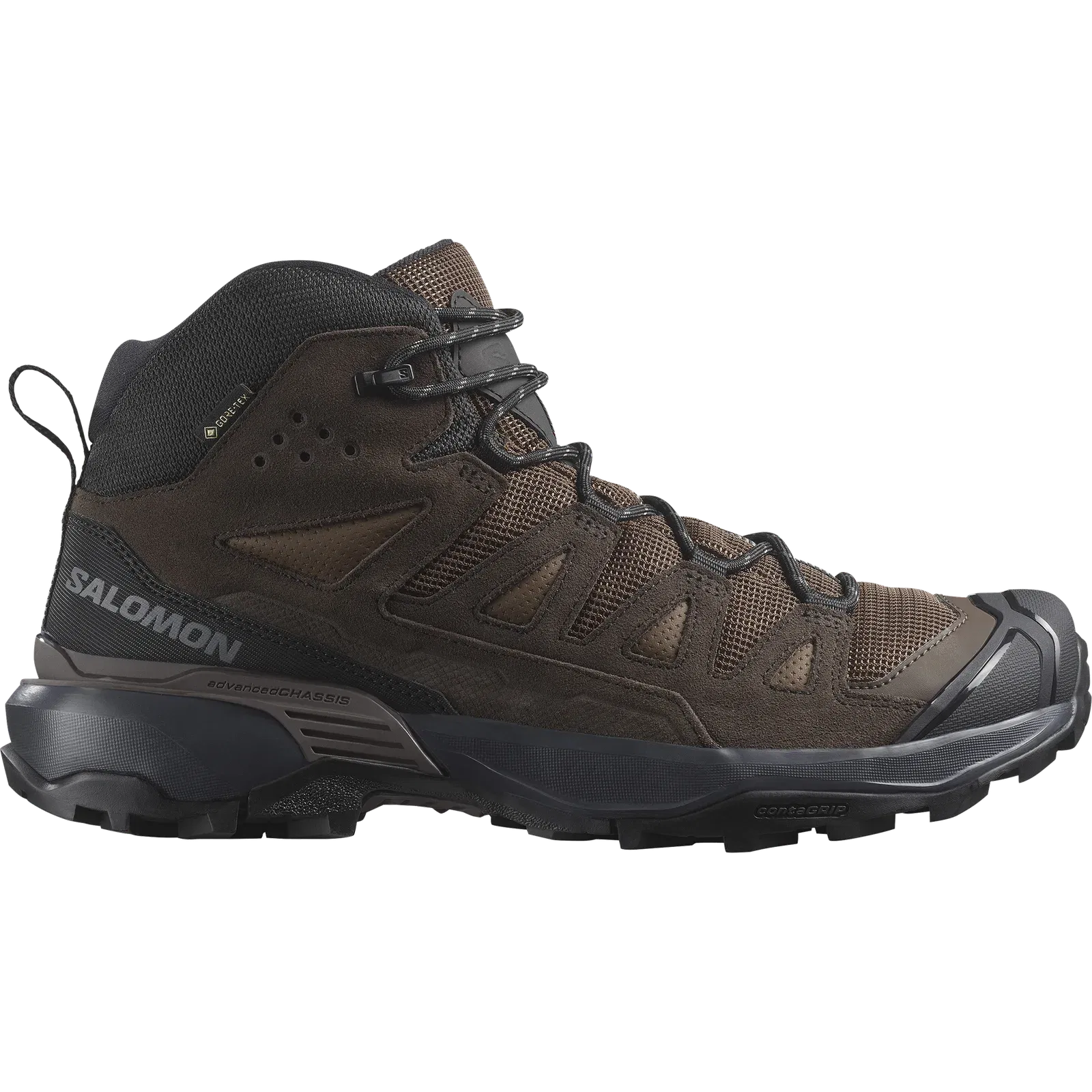 Salomon X Ultra 360 Leather Mid Gore-Tex Hiking & Backpacking Shoes Dark Earth