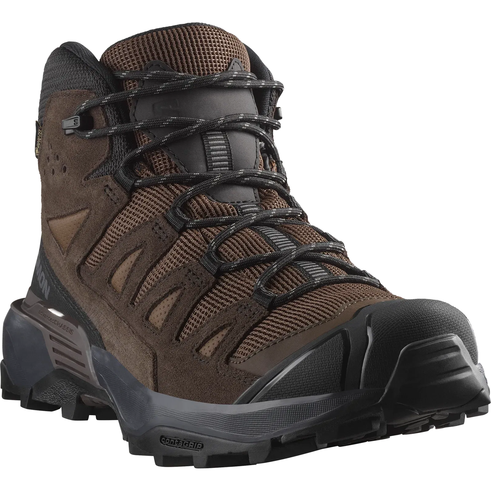 Salomon X Ultra 360 Leather Mid Gore-Tex Hiking & Backpacking Shoes Dark Earth