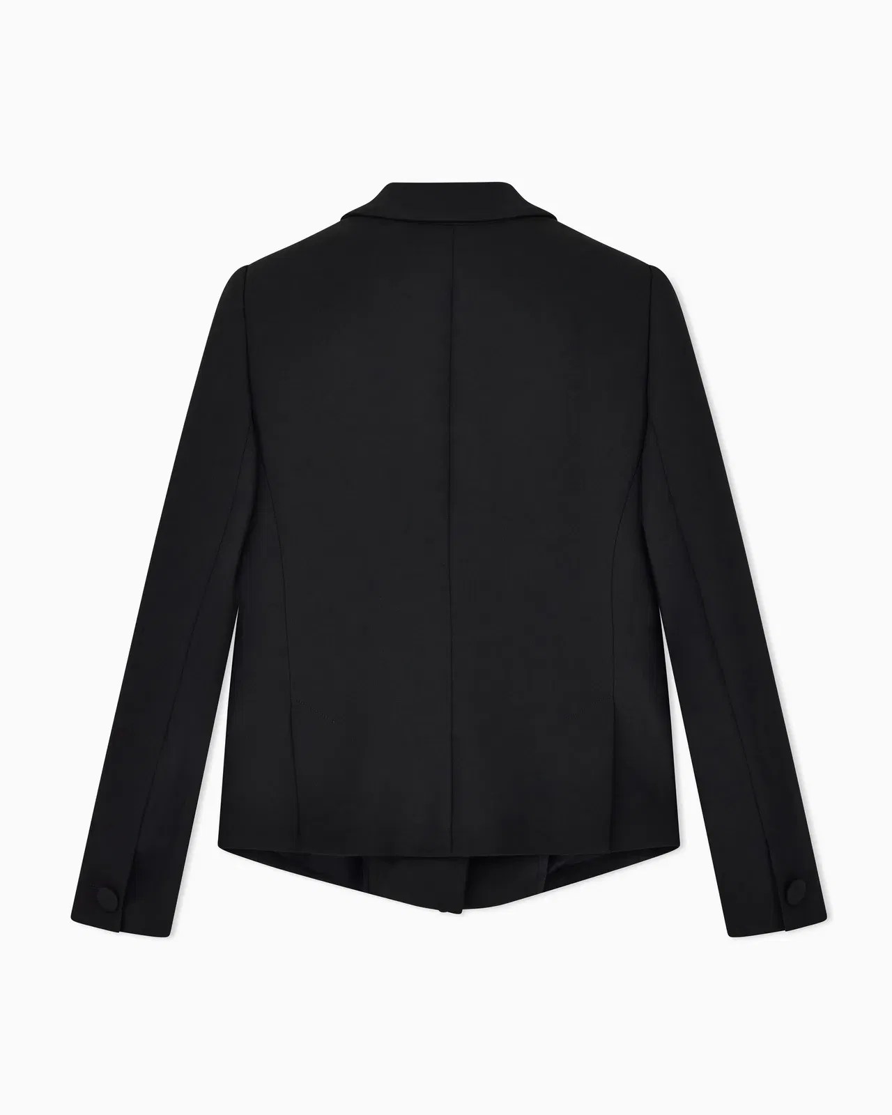 Emporio Armani Cady crepe jacket with lapels in a slim fit Essential