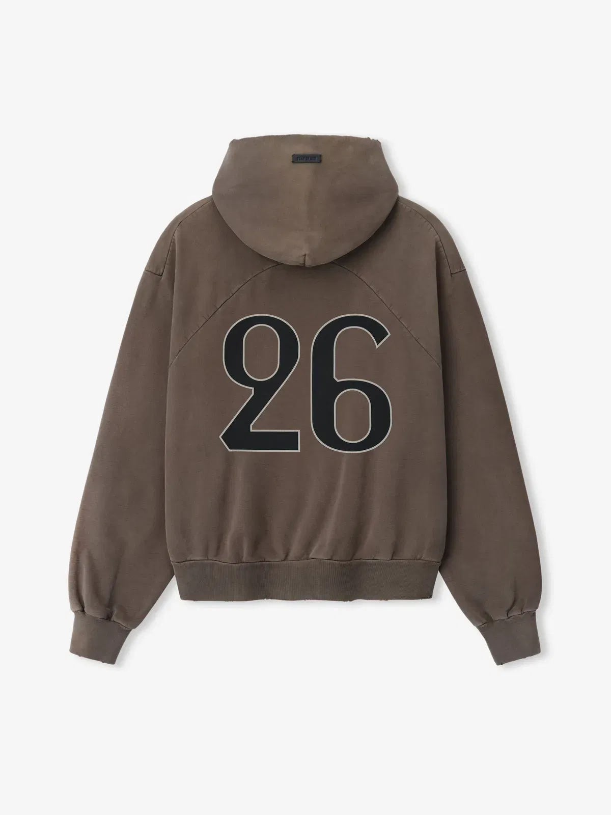 Essentials 26 Classic Half Raglan Hoodie Faded Brown