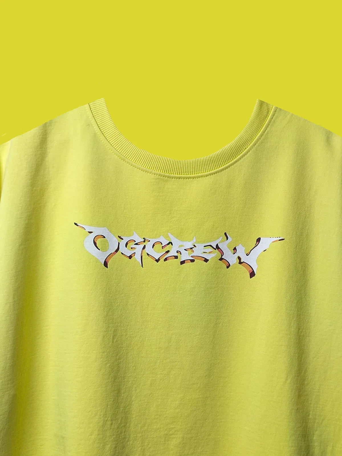 LIME YELLOW EASTERN DRAGON T-SHIRT