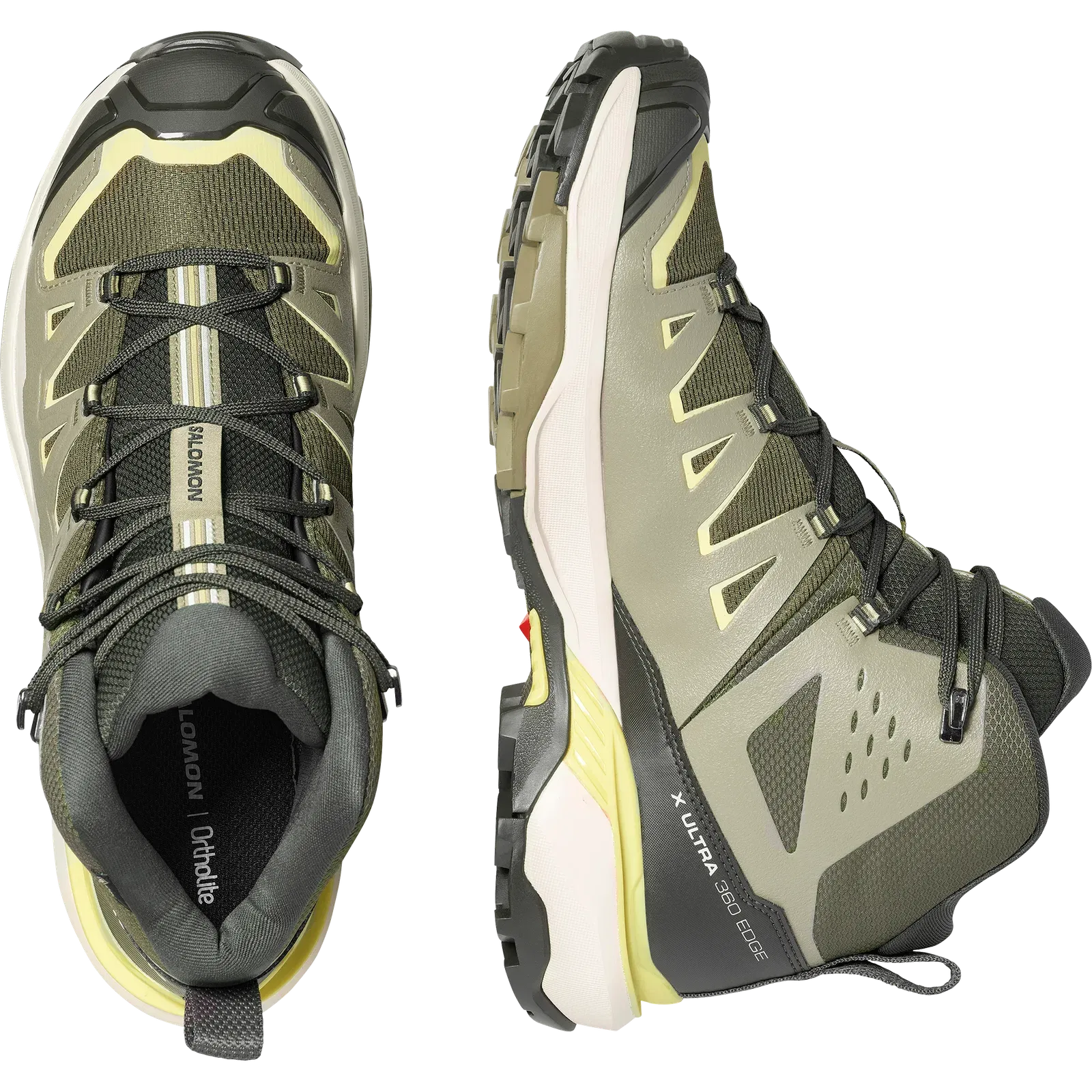 Salomon X Ultra 360 Edge Mid Gore-Tex Hiking & Backpacking Shoes Olive Night