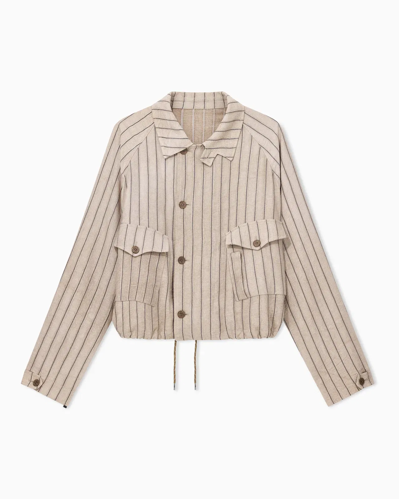 Emporio Armani Cold-dyed canneté fabric blouson