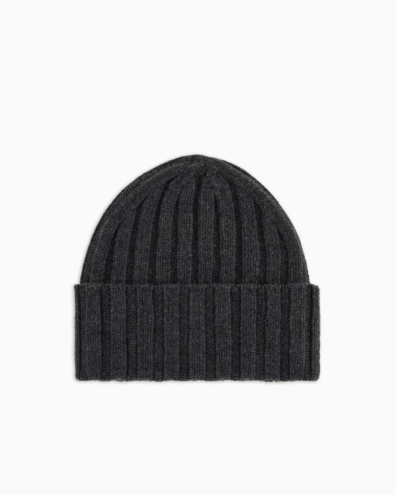 Emporio Armani Pure cashmere, ribbed beanie