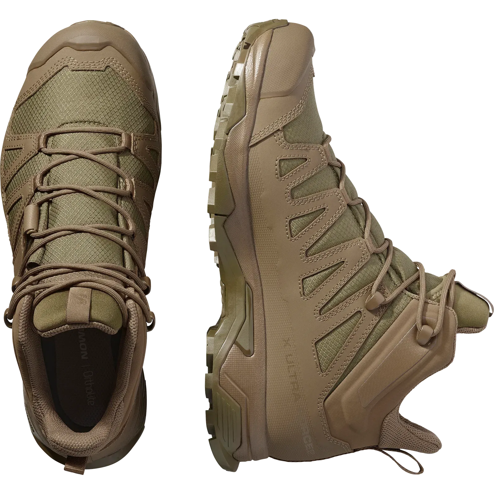 Salomon X Ultra Forces Mid Forces Shoes Coyote Brown