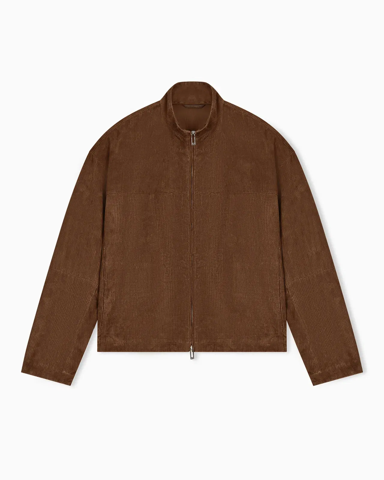 Emporio Armani Perforated goat suede blouson