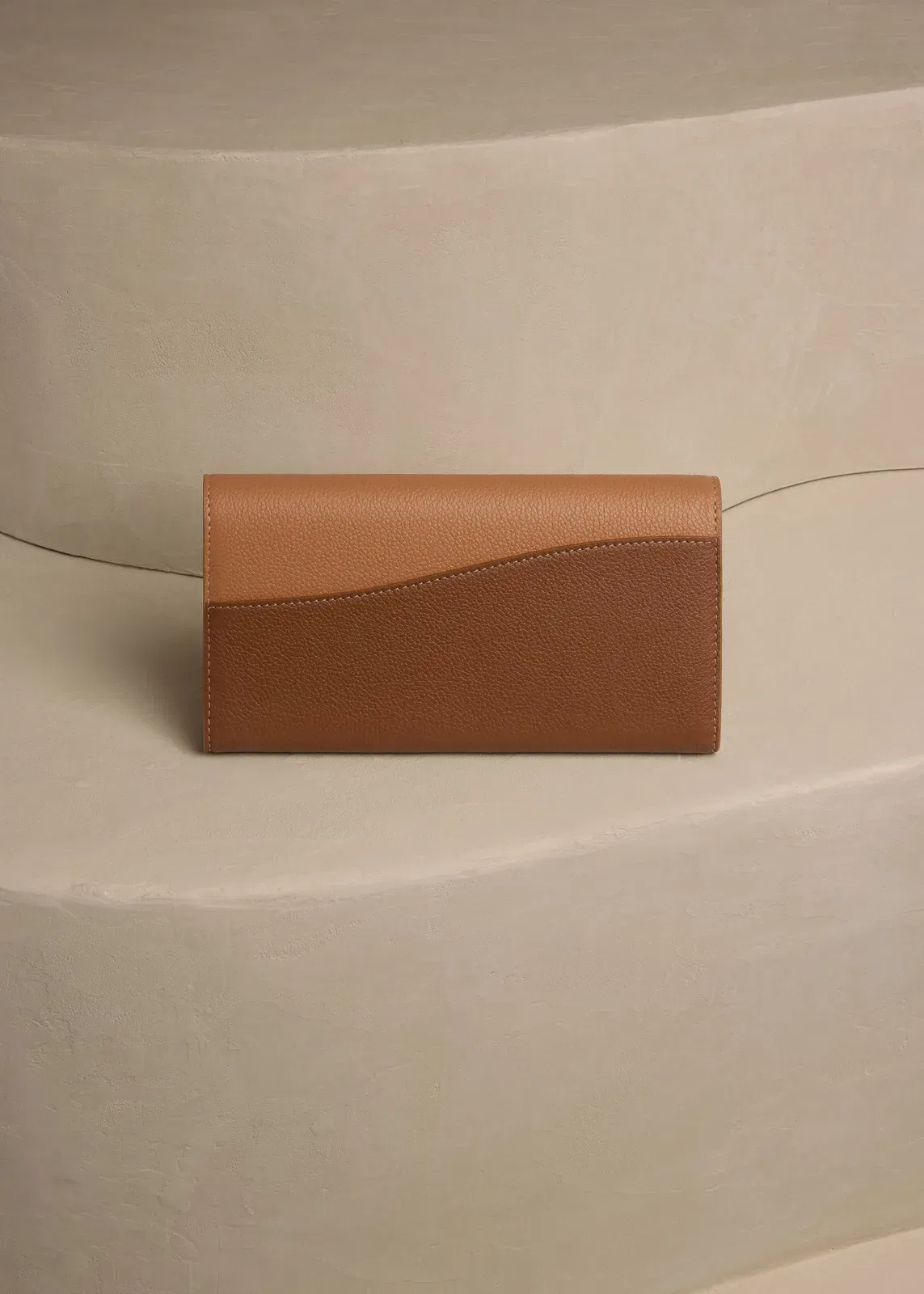 Polene Sierra Wallet Trio Camel