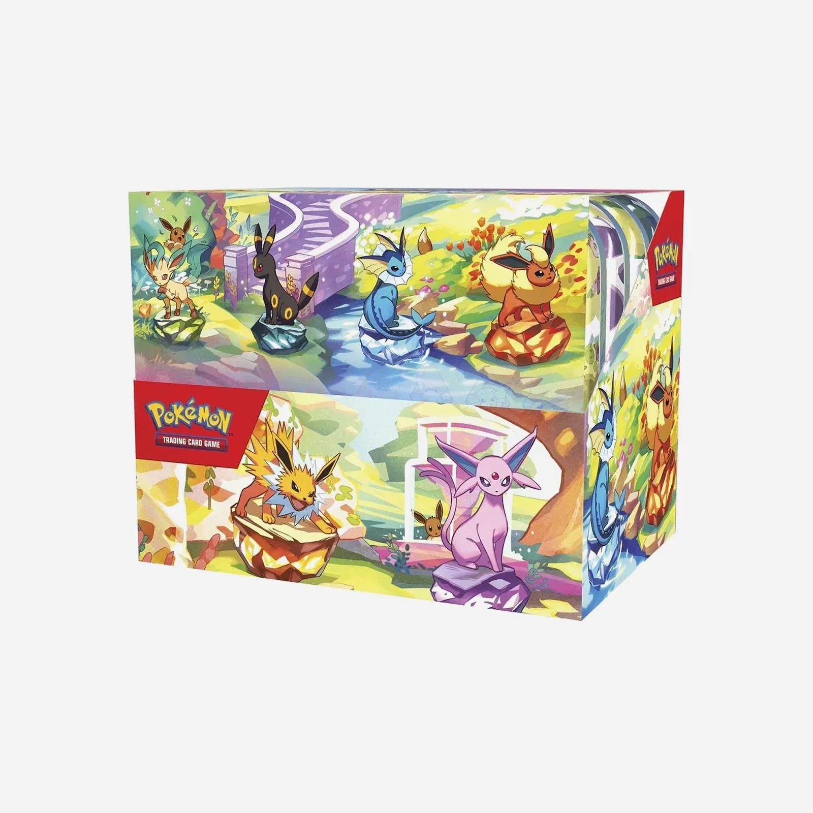 Pokemon Scarlet & Violet Prismatic Evolutions 8 Tin Mini Display