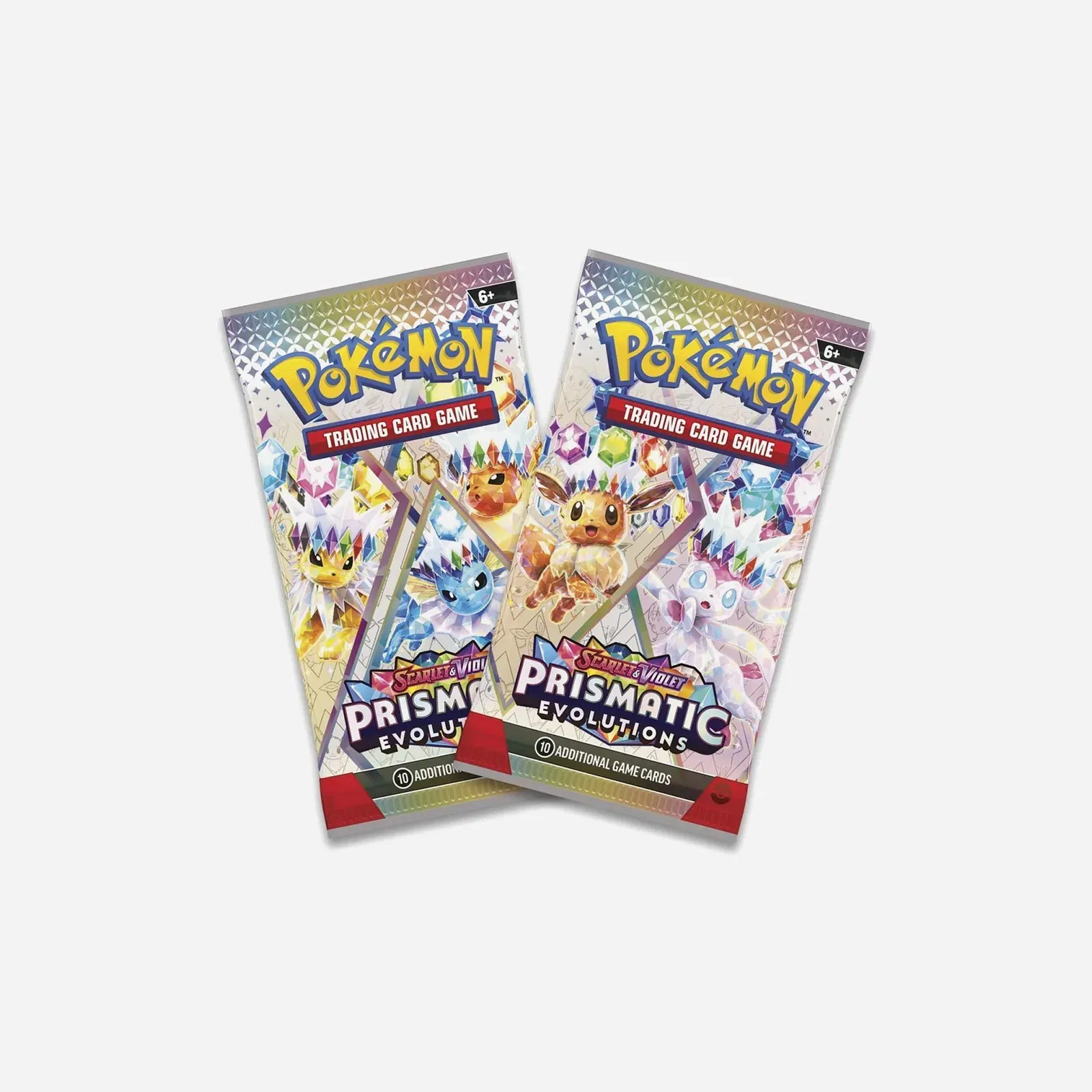 Pokemon Scarlet & Violet Prismatic Evolutions 8 Tin Mini Display