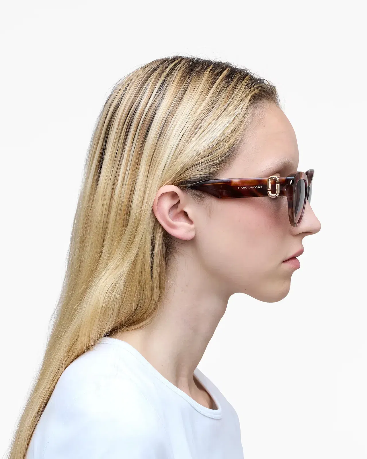 Marc Jacobs The J Marc Cat Eye Sunglasses Havana Multi