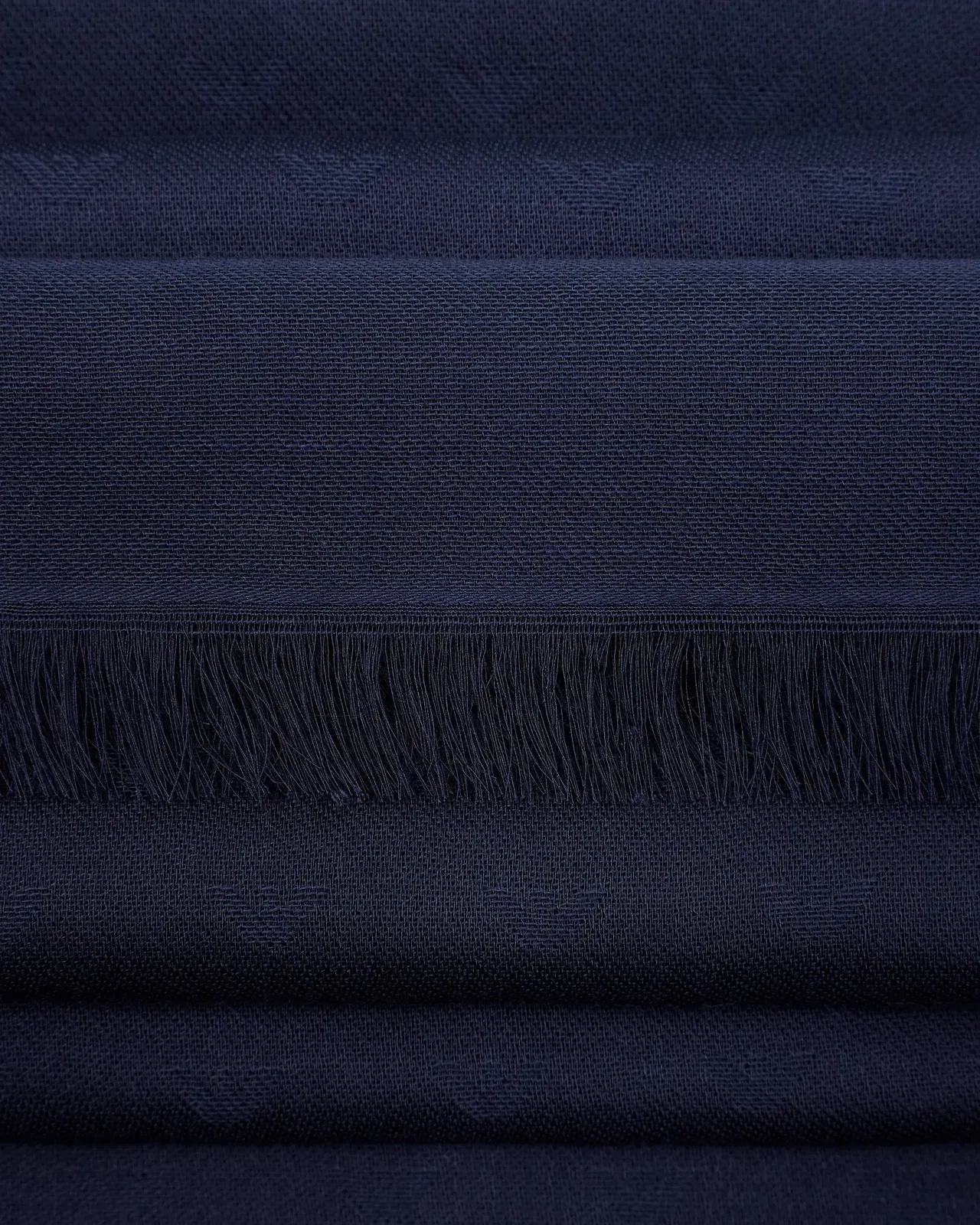 Emporio Armani Modal and cotton stole with all-over jacquard logo