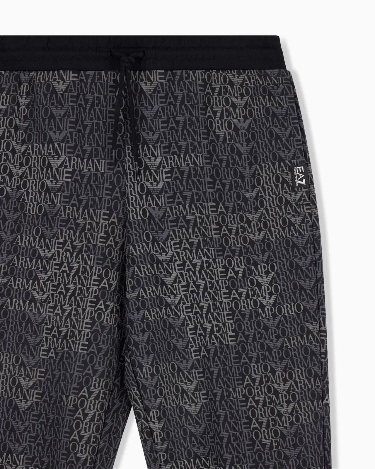 EA7 Regular fit pants Logo Series in cotton-blend jersey