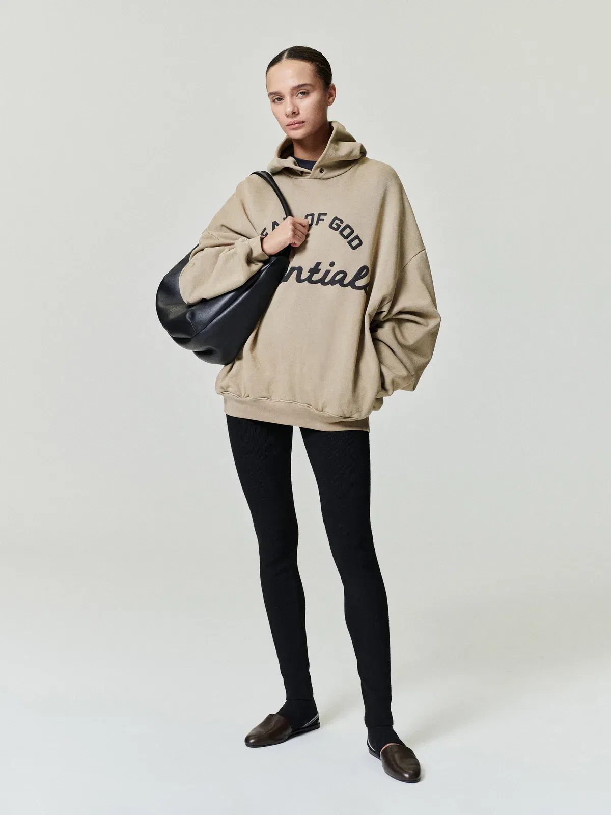 Essentials Training 90S Hoodie Faded Dune