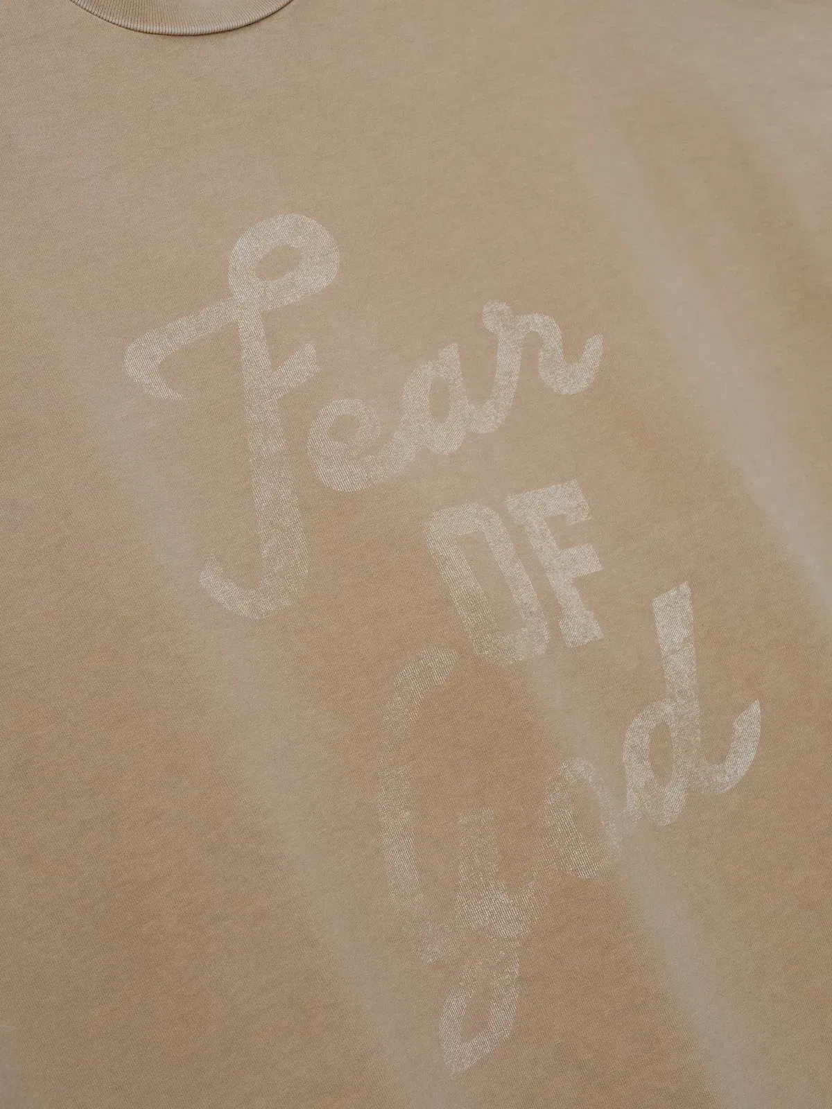 Essentials Fear Of God 9 T-Shirt Dune Pearl